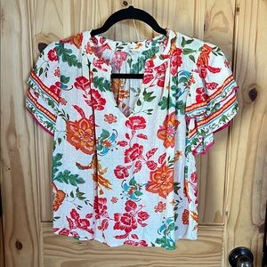 Artelier Floral Blouse